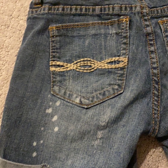 Thigh length jeans by Indigo Rein distressed Shorts junior womens size 3 / S XS - Picture 7 of 11